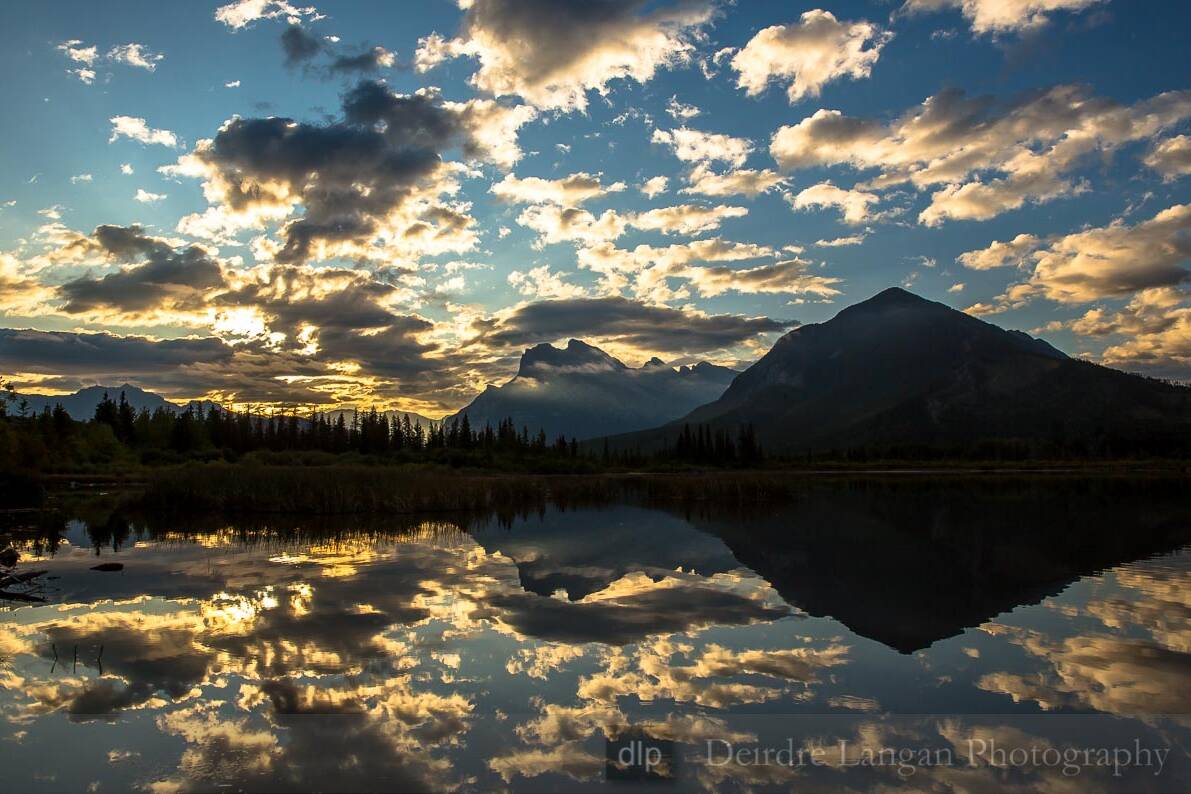 View overlooking Banff, Alberta, Canada