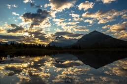 View overlooking Banff, Alberta, Canada