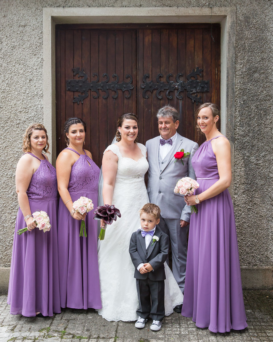 A wedding image from the Ardilaun Hotel