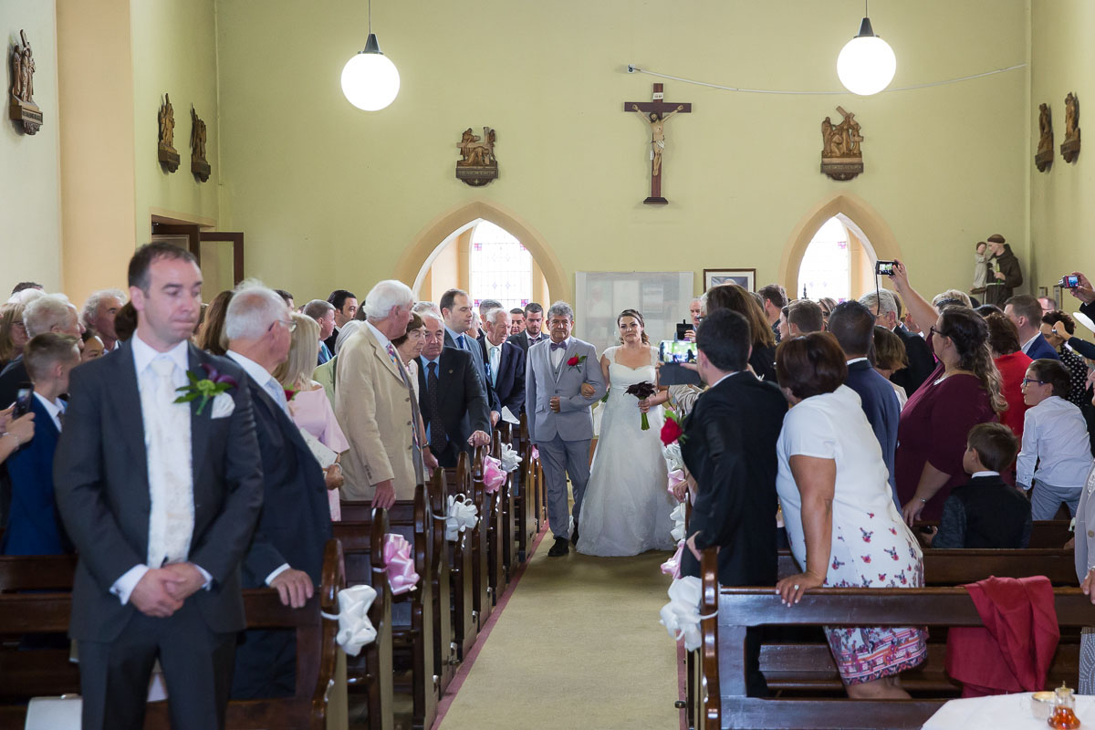 A wedding image from the Ardilaun Hotel