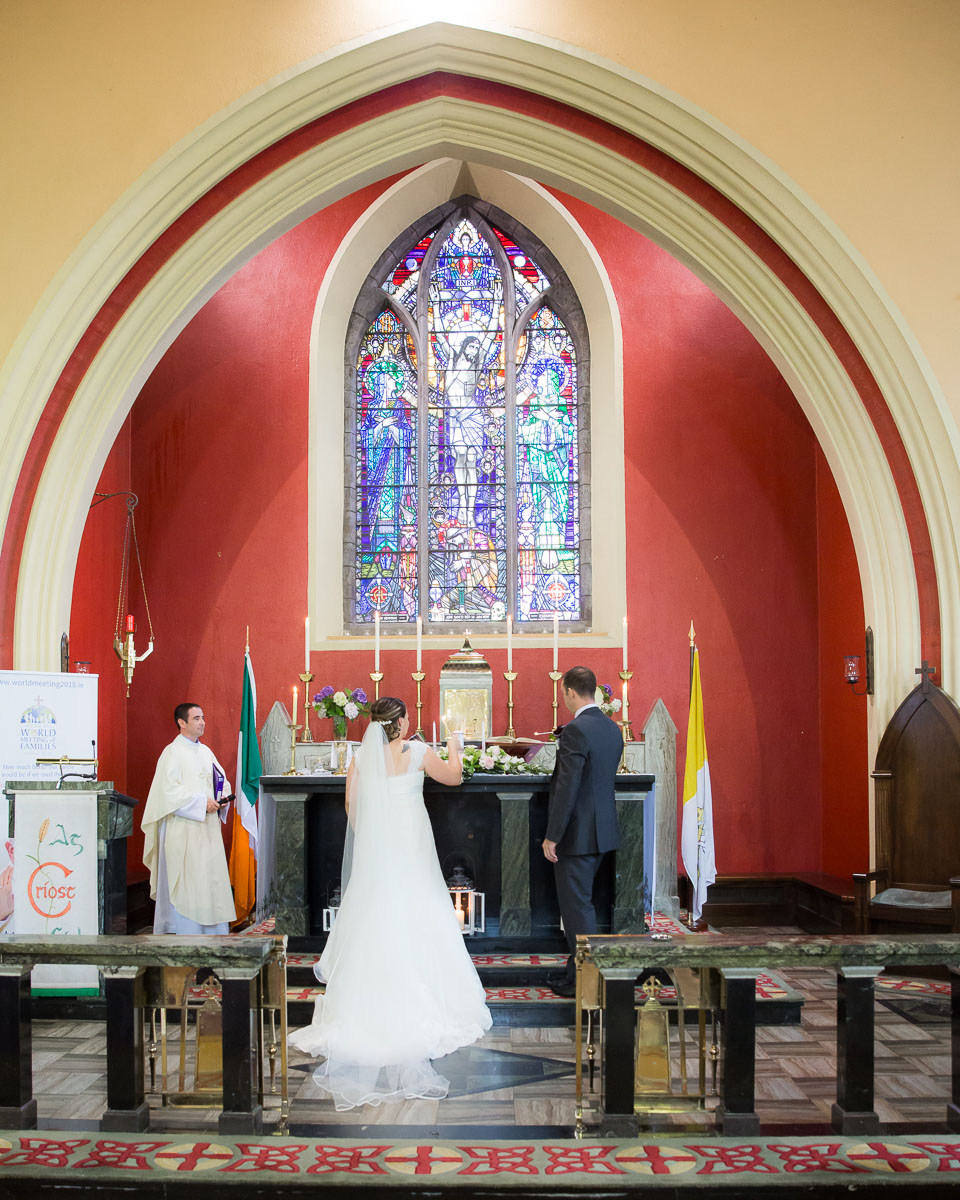 A wedding image from the Ardilaun Hotel