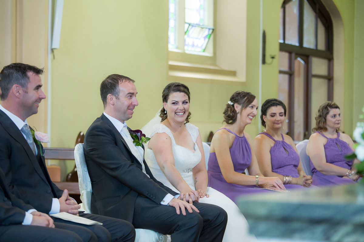 A wedding image from the Ardilaun Hotel