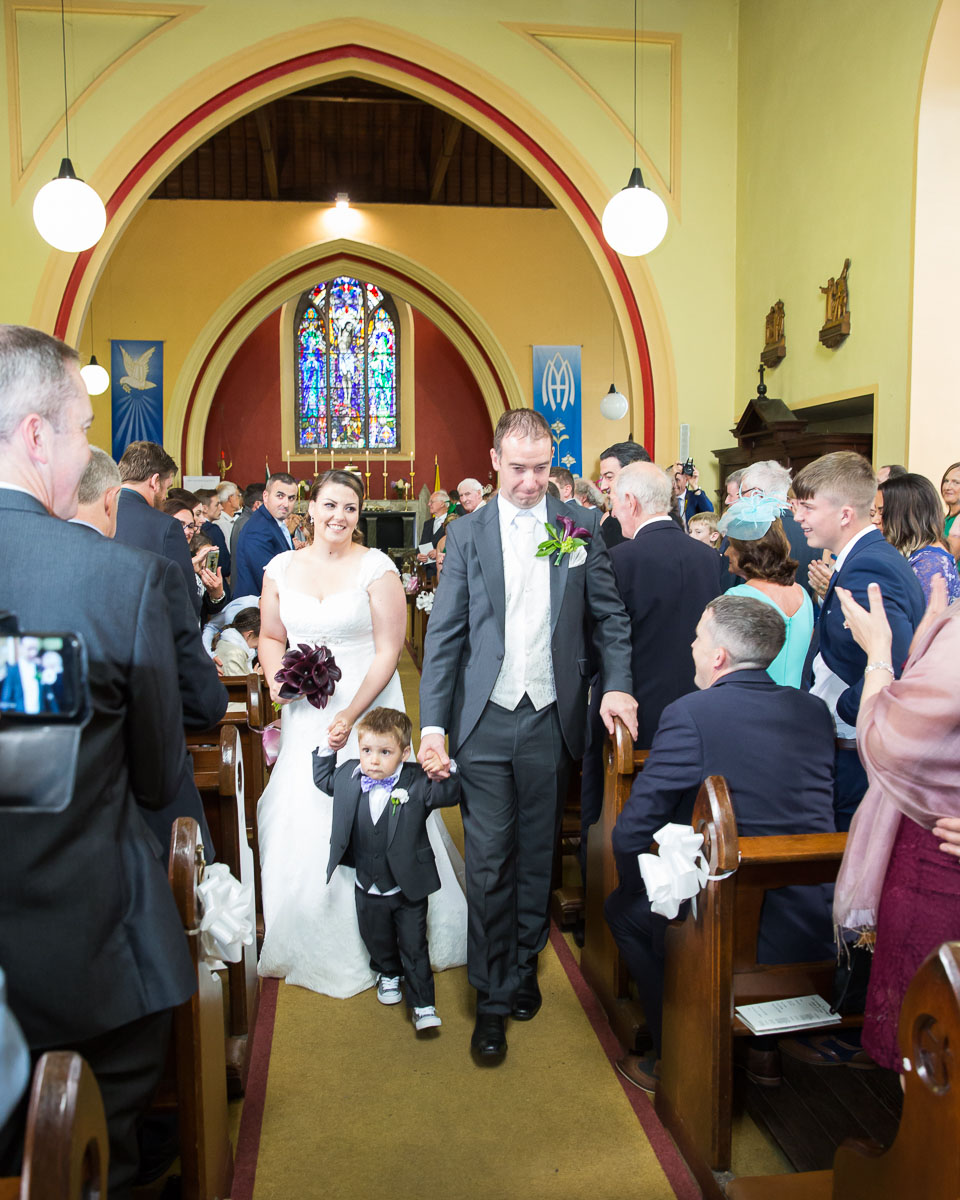 A wedding image from the Ardilaun Hotel