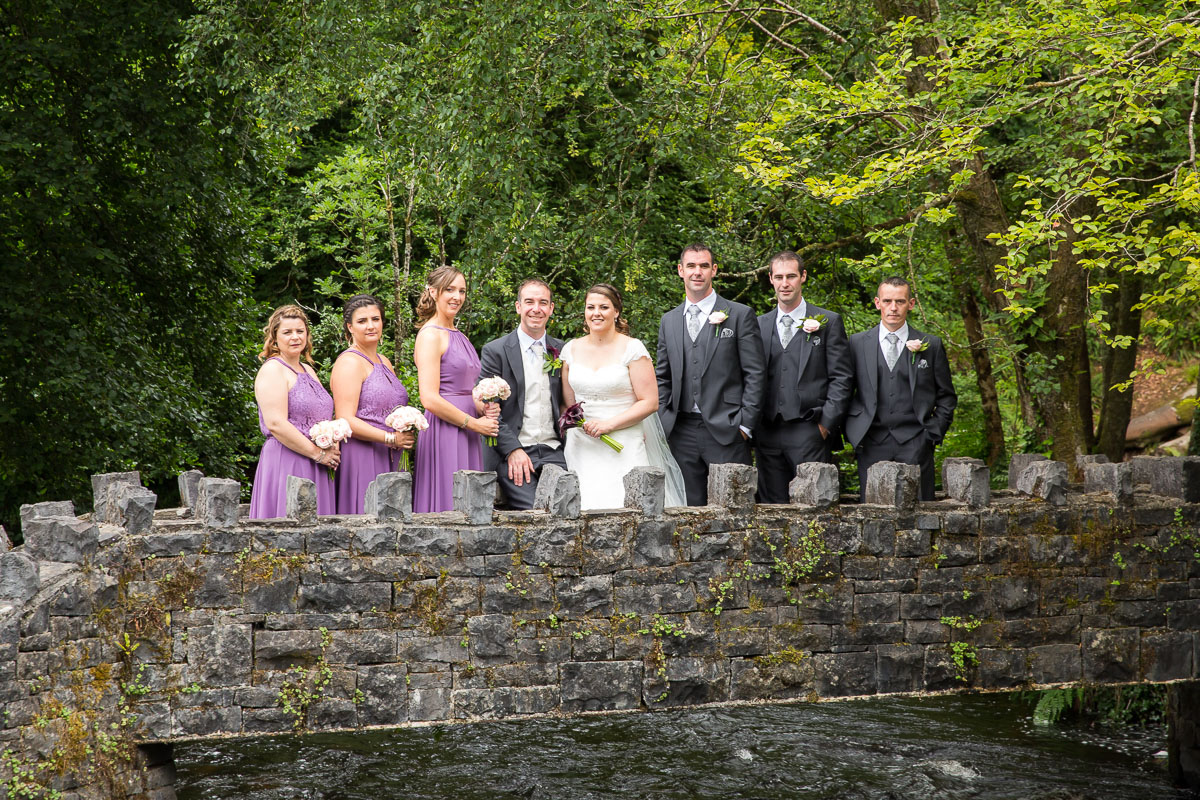 A wedding image from the Ardilaun Hotel