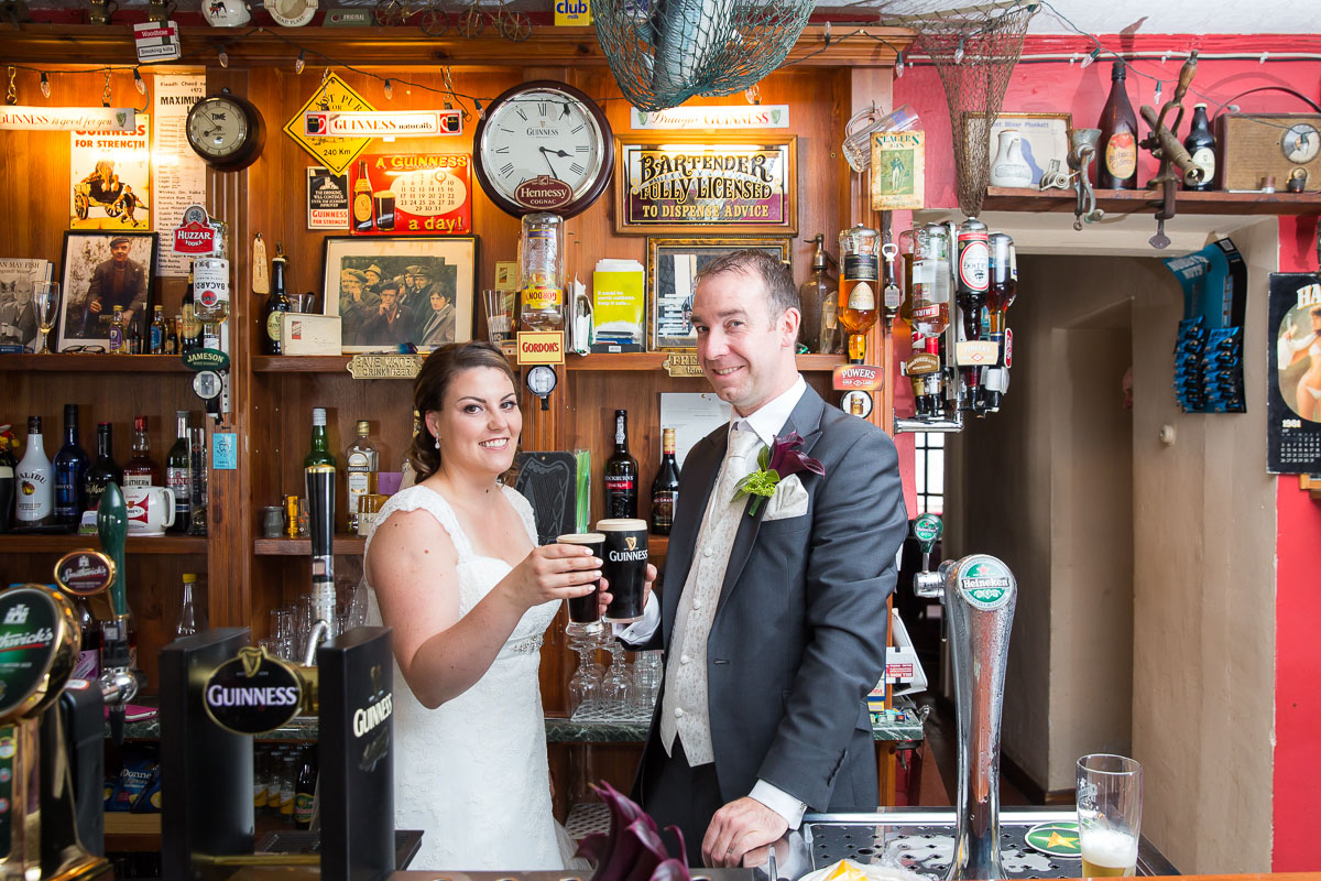 A wedding image from the Ardilaun Hotel