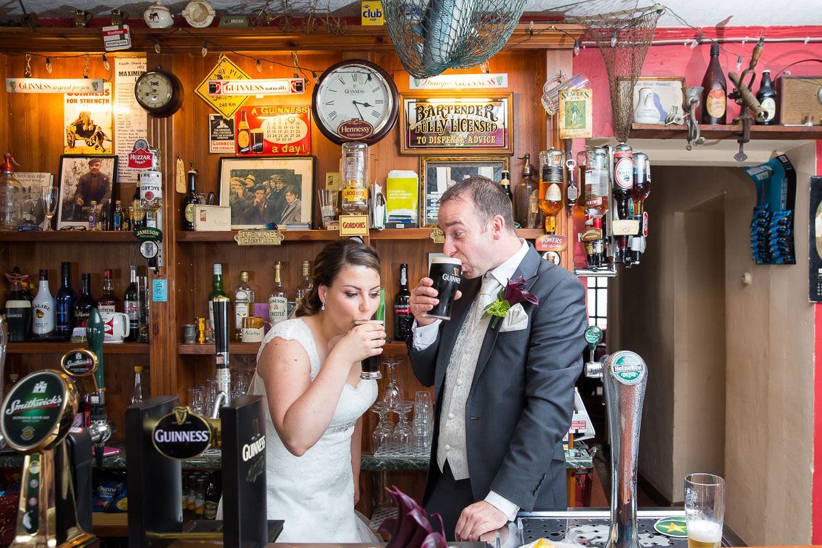 A wedding image from the Ardilaun Hotel