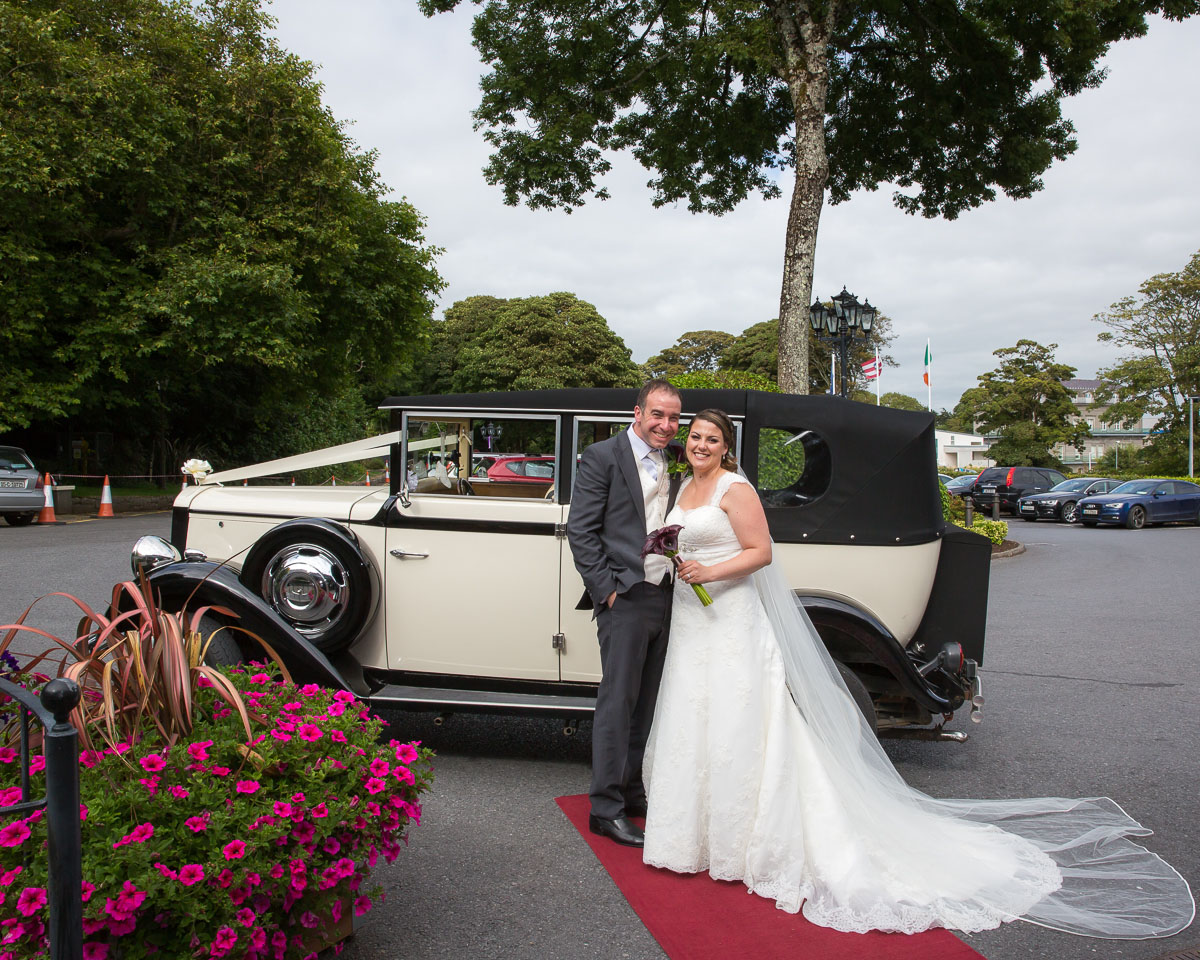 A wedding image from the Ardilaun Hotel