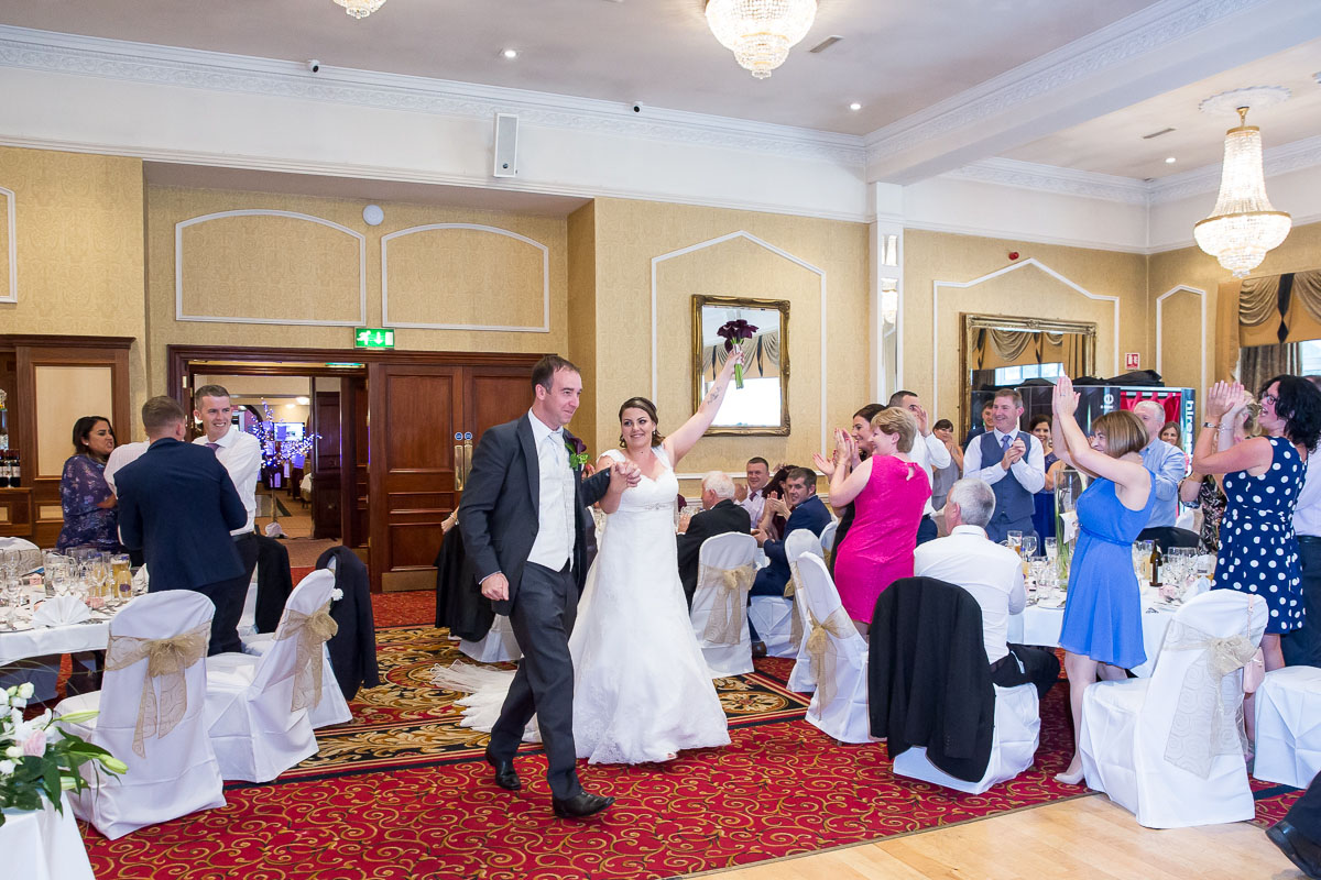 A wedding image from the Ardilaun Hotel