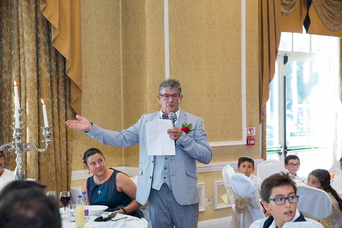 A wedding image from the Ardilaun Hotel