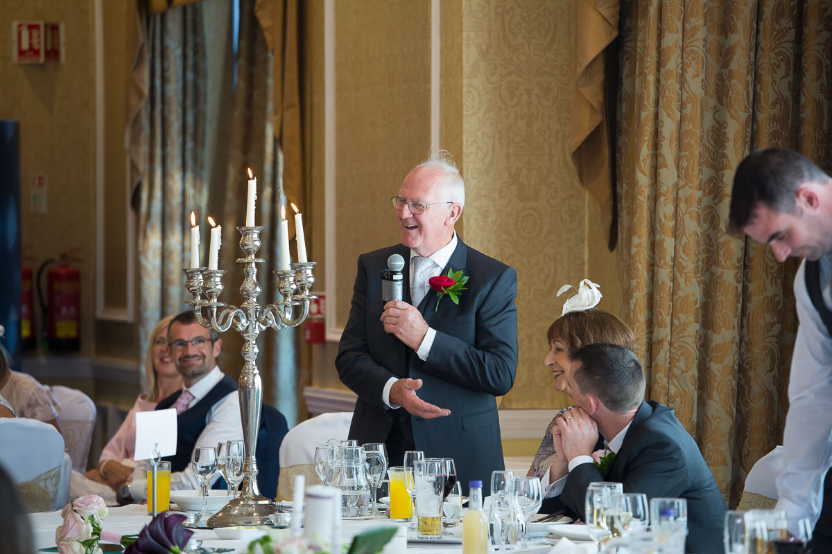 A wedding image from the Ardilaun Hotel