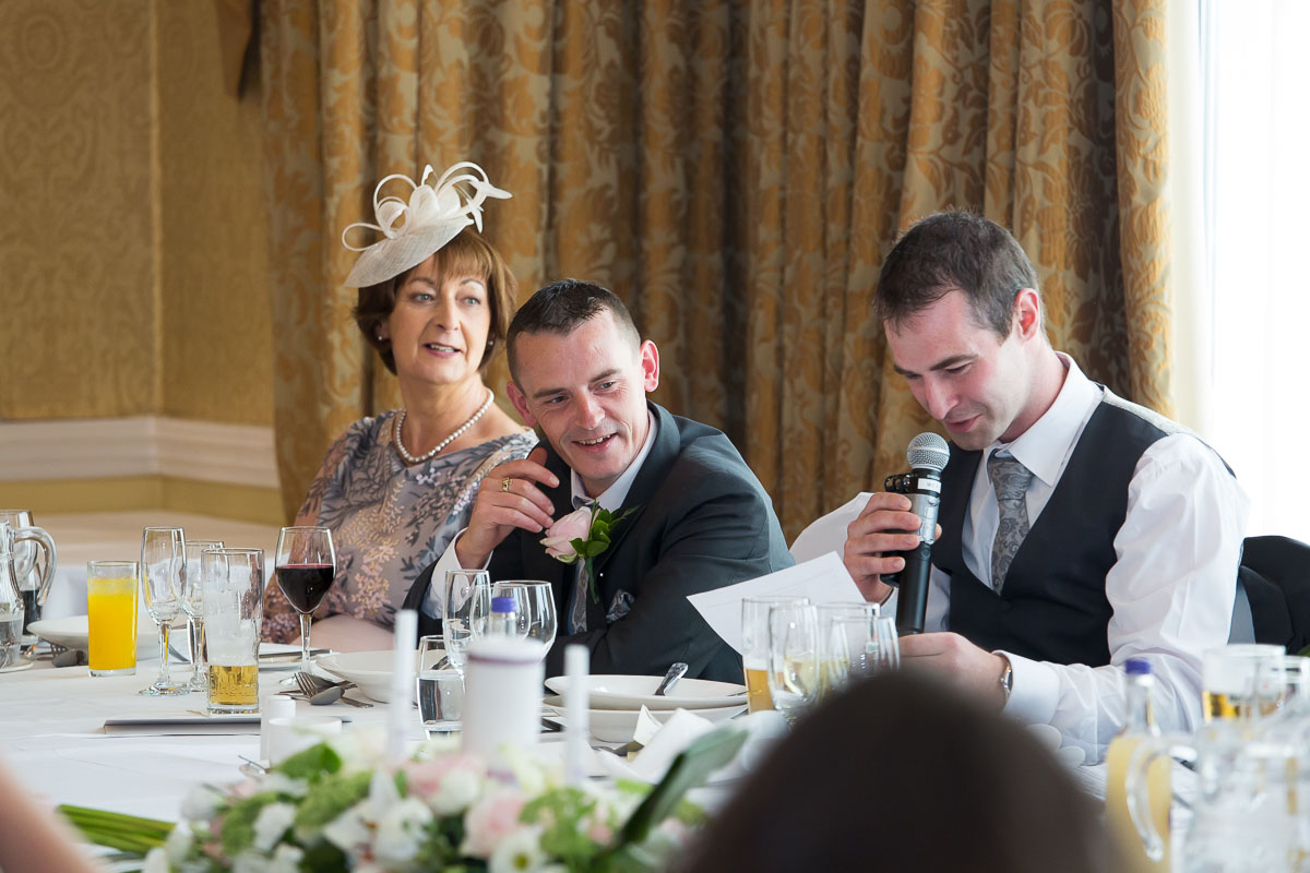 A wedding image from the Ardilaun Hotel