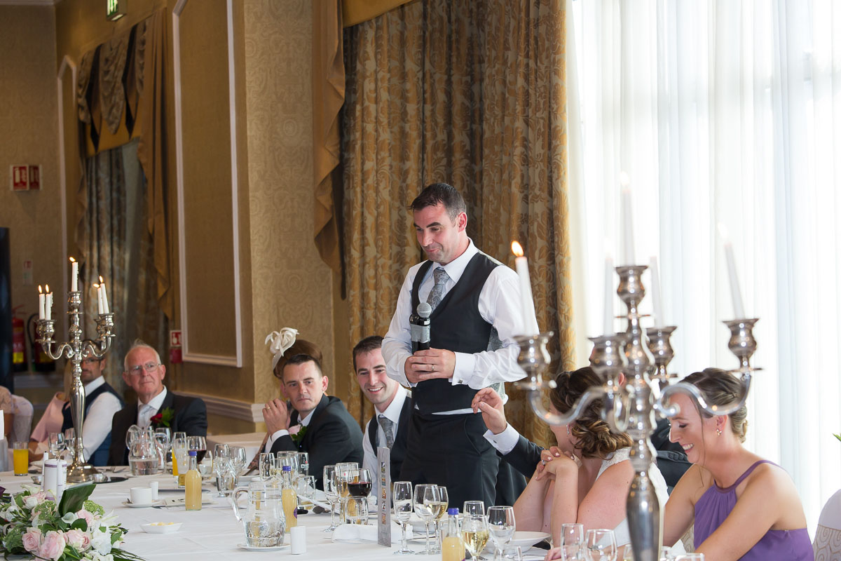 A wedding image from the Ardilaun Hotel