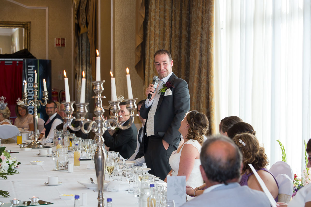 A wedding image from the Ardilaun Hotel