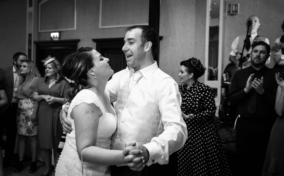 A wedding image from the Ardilaun Hotel