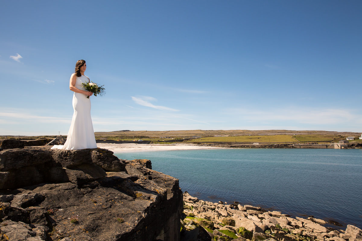 A wedding image from Inishmore Aran Island Hotel