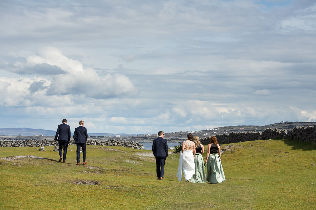 A wedding image from Inishmore Aran Island Hotel