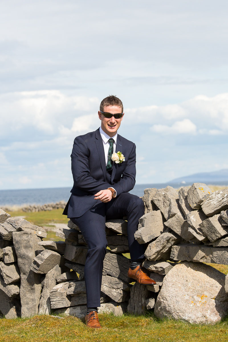 A wedding image from Inishmore Aran Island Hotel