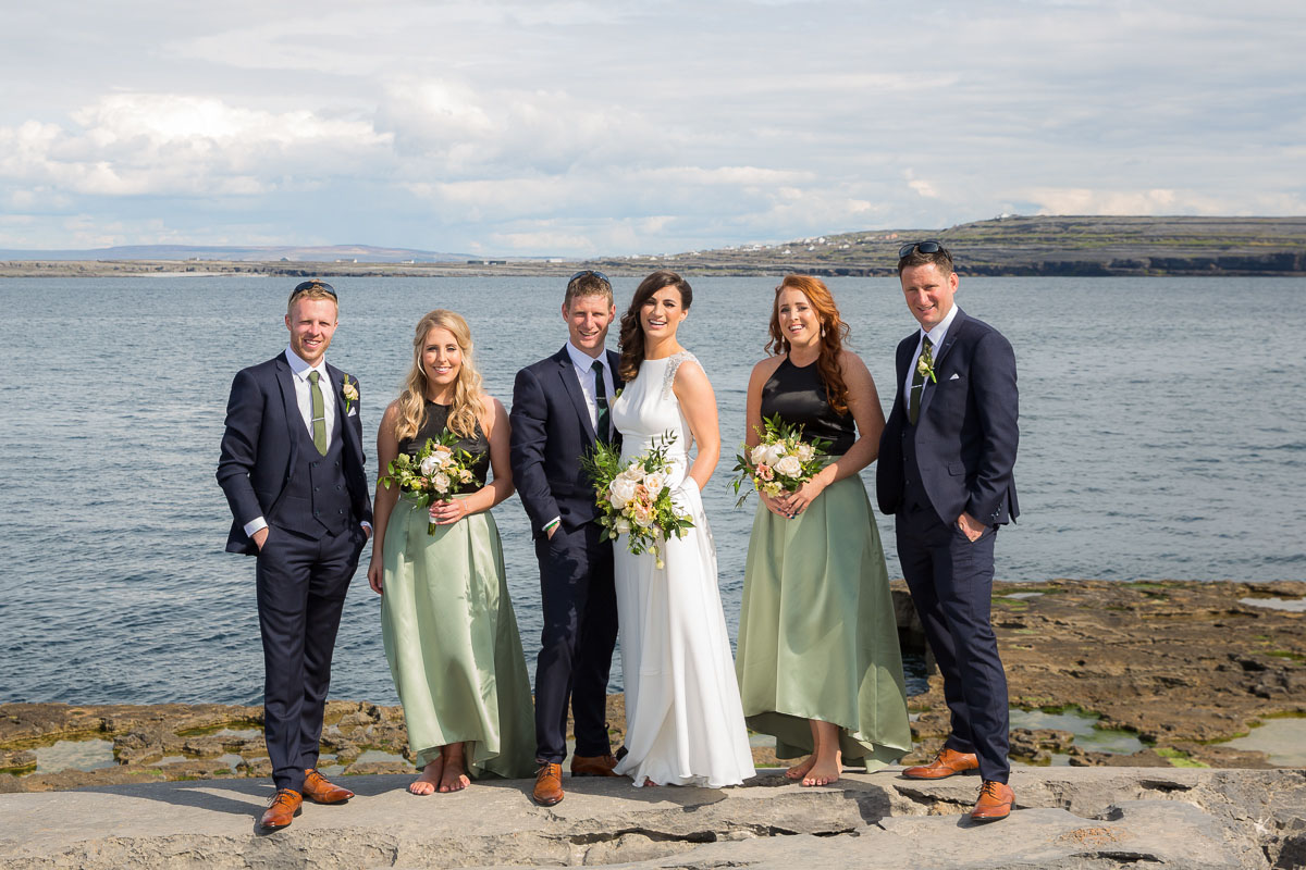 A wedding image from Inishmore Aran Island Hotel