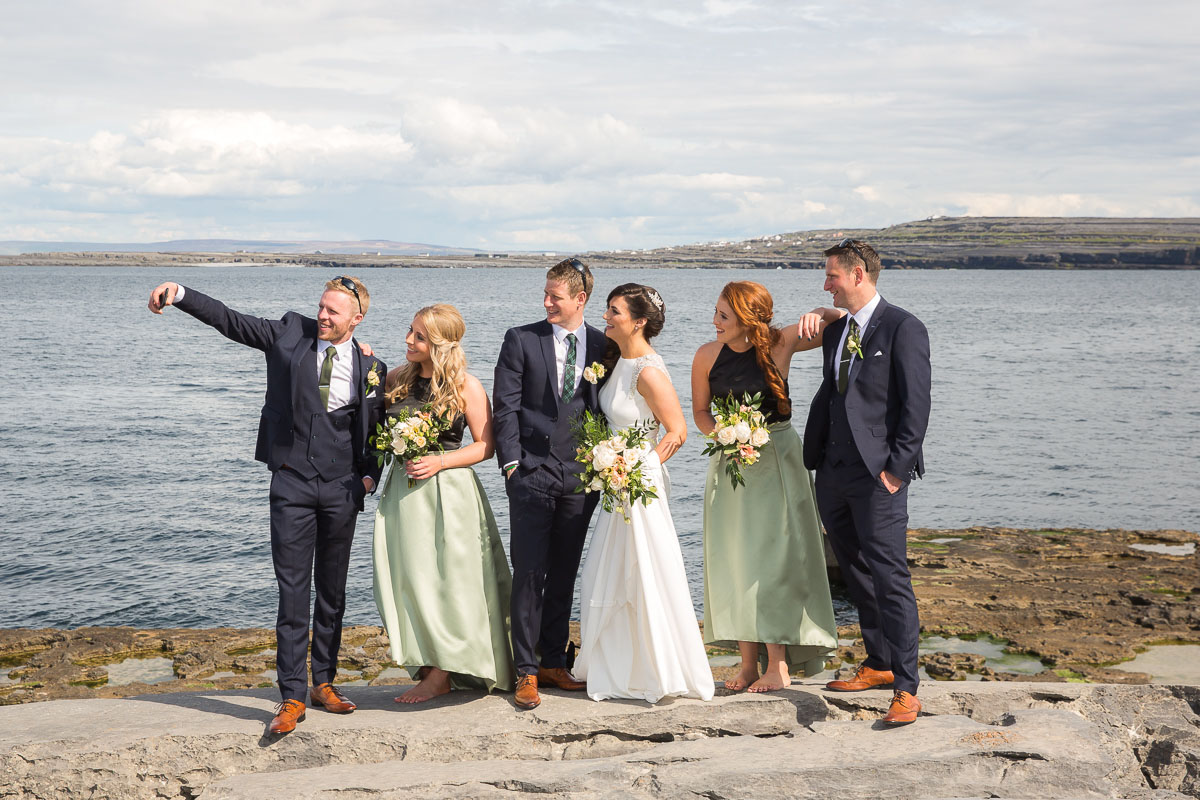 A wedding image from Inishmore Aran Island Hotel