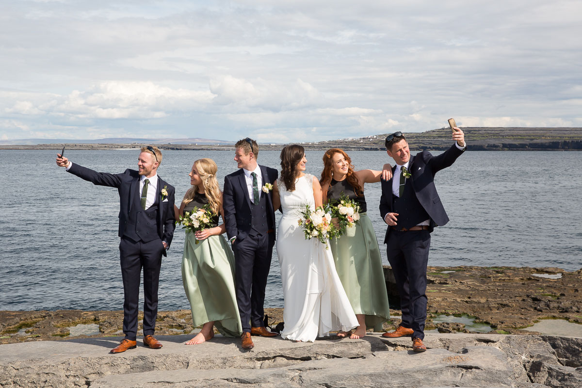 A wedding image from Inishmore Aran Island Hotel