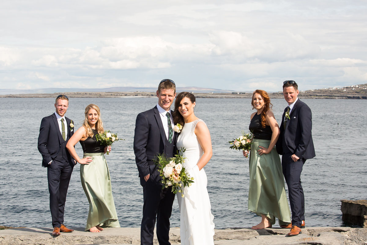 A wedding image from Inishmore Aran Island Hotel