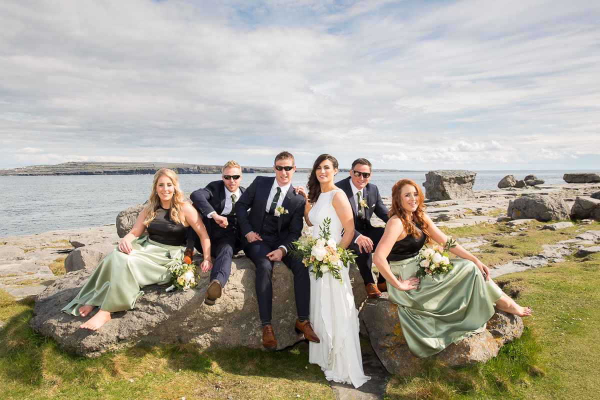 A wedding image from Inishmore Aran Island Hotel