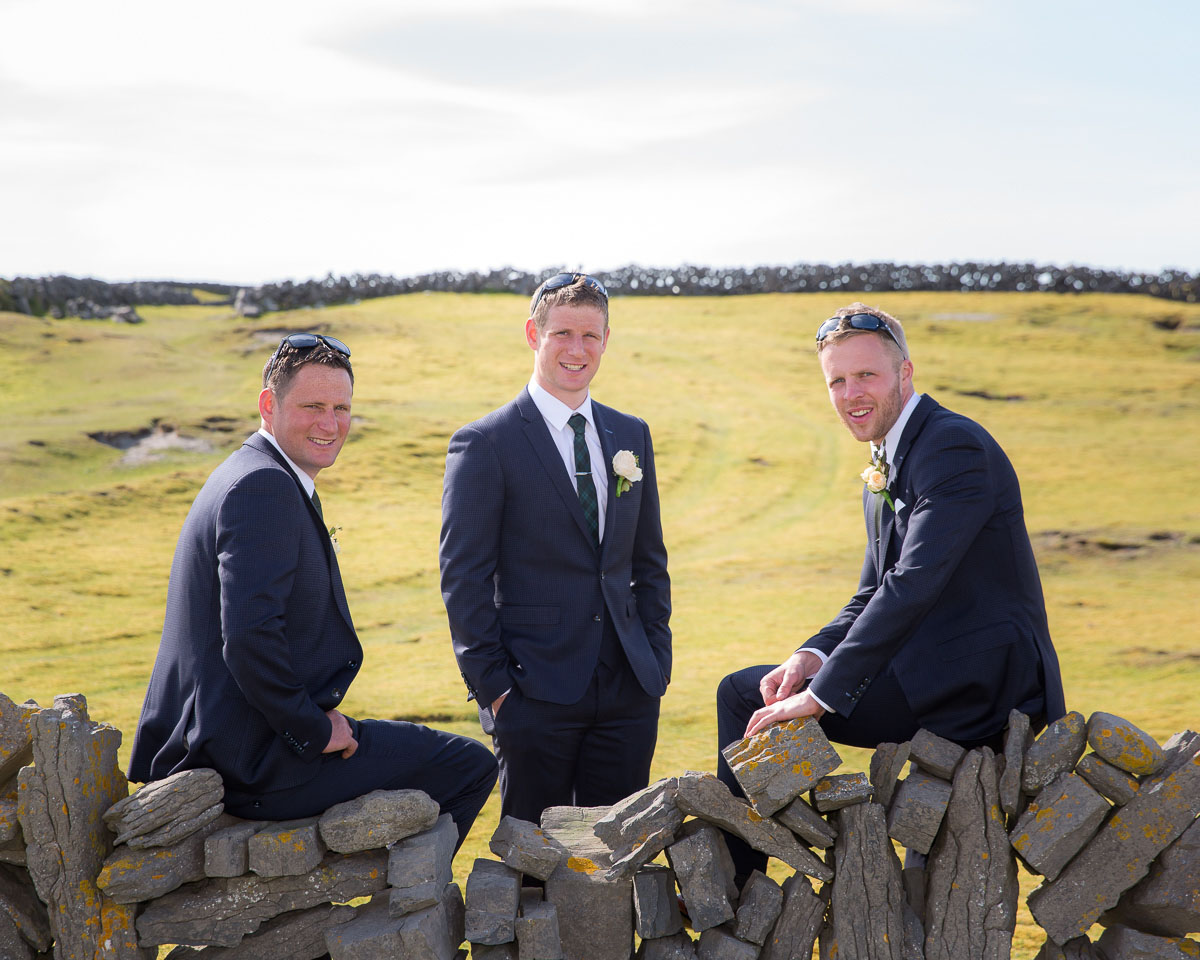 A wedding image from Inishmore Aran Island Hotel